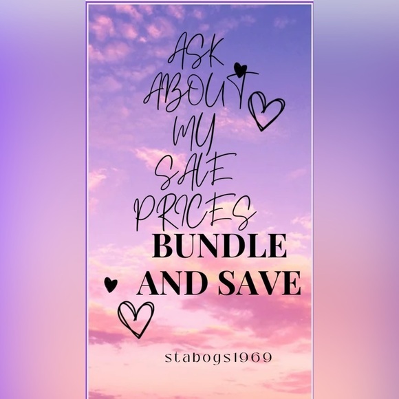 Ask about my sale prices ! Like a item a offer will come your way!